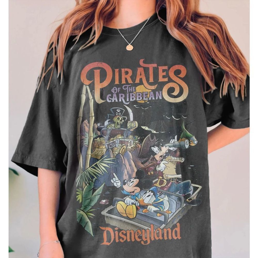 Pirates Of The Caribbean Shirt Mickey And Friends Disneyland Shirt